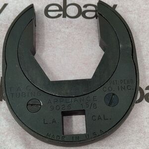 TAC Tubing Appliance 9026 1 5/8” Drive Ratcheting Crowsfoot 1/2” Drive**READ**